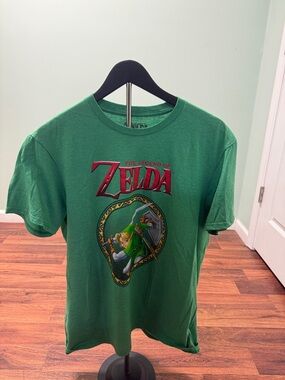 The Legend of Zelda Green Graphic Tee